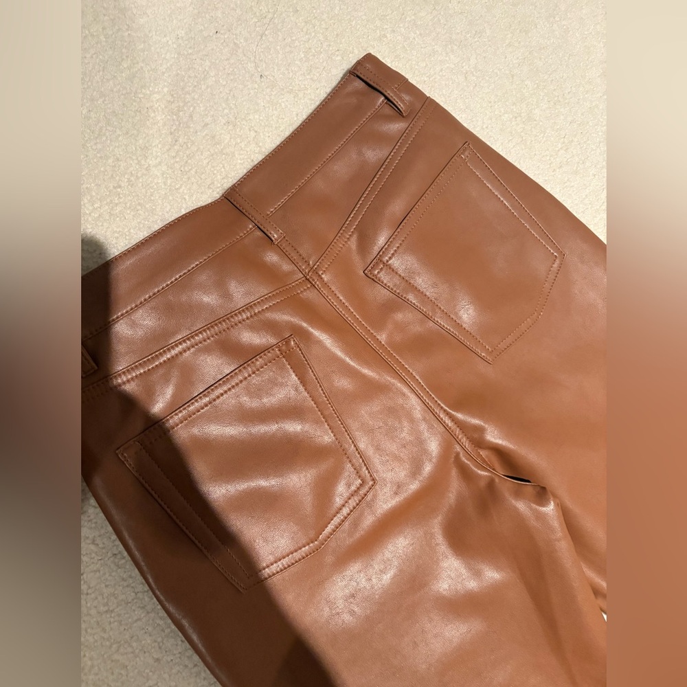 NWT aritzia Melina pants size 6 Caramel - Picture 6 of 7